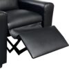 Marisa - Leather Kids Recliner Chair With Cupholder - Black - Image 3