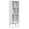 Draper - Mid Century Bookcase And Storage Unit - White - Image 3