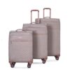 4 Piece Set (16/20/24/28), Softshell Suitcase Spinner Wheels Terylene Luggage Sets Carry On Suitcase Luggage Lightweight Durable Suitcase - Khaki - Image 7
