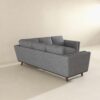 Erman - Pillow Back Corner Sofa - Dark Gray - Image 3