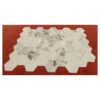 Hexagon Snow Mountain Polished Marble Tile For Wall And Floor Stone (Set of 12) - White / Natural - Image 7
