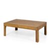 Outdoor 4 Seater Acacia Wood Chat Set With Wicker Accents And Cushions - Teak / Mixed Brown / Beige - Image 18