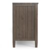 Lev - Handcrafted TV Media Stand - Smoky Brown - Image 3