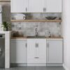 Cardinal - Laundry Cabinet With Faucet And Stainless Steel Sink - White - Image 8