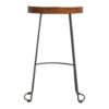 Industrial Chunky Bar Stool - Chestnut - Image 7