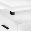 Computer Desk For Home Office, Laptop, Left, Right Set - Up & Storage Drawers - White - Image 6