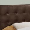 Full Size, Bed Headboard Only, Upholstered, Transitional - Brown - Image 2