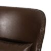 Accent Chair With Nailhead Trim And Birch Wood Legs - Dark Brown - Image 12