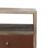 Mini Hand Painted Bedside Table - Brick Red - Image 5