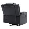 360° swivel And Rocking Home Theater Recliner Manual Recliner Chair With Wide Armrest For Living Room - Black - Image 15