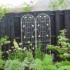 2 Pack Metal Garden Trellis Rustproof Trellis For Climbing Plant Outdoor Flower Support - Cream White - Image 6