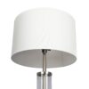 Echo - Table Lamp With On / Off Switch Clear Body Base - Clear / Silver / White - Image 3