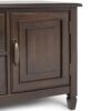Connaught - Wide TV Stand - Dark Chestnut Brown - Image 7
