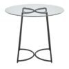 Cece - Contemporary Dinette Table - Black / Clear - Image 5