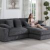 Mystic - Reversible Sectional Sofa Chaise - Dark Gray - Image 12