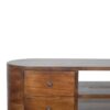 Rounded Entertainment Unit - Chestnut - Image 6