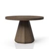 Round Dining Table With Lazy Susan - Latte - Image 3