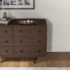Alexa - Mid-Century Modern Dresser - Brown - Image 3