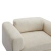 Modern Oversized Armchair Comfy Accent Chair Single Sofa For Living Room Bedroom Office Apartment, Woven Velvet Fabric - Beige - Image 5