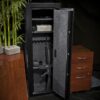 9.33 Cubic Ft Tall Biometric Rifle Safe - Black - Image 10