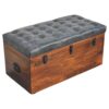 Buffalo - Hide Storage Trunk - Brown - Image 8