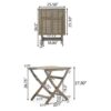 Positano - Foldable Bistro Set - Gray - Gray - Image 9