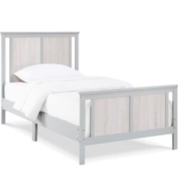 Connelly - Reversible Panel Twin Bed - Gray / Rockport Gray