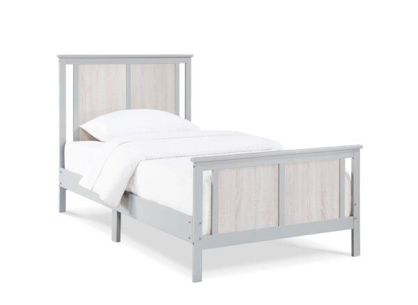 Connelly - Reversible Panel Twin Bed - Gray / Rockport Gray