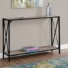 Accent Console Table For Entryway, Versatile Placement - Taupe - Image 4