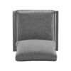 Modern Aluminum Lounge Chair Set With Rope Accents And Cushions For Indoor / Outdoor Spaces - Gray - Image 10