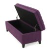 Juliana - Storage Ottoman - Purple - Image 14