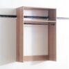 Devi - Wall Mounted Wood Closet System With Modular Versatility And Warm - Oak - Image 9