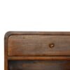 Curve Floating Bedside Table - Chestnut - Image 4