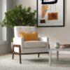 Cole - Comfortable Lounge Chair - Beige - Image 12