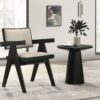 Jasper - 3 Piece Arm Chairs And Console Table (Set of 3) - Ebony Black - Image 2