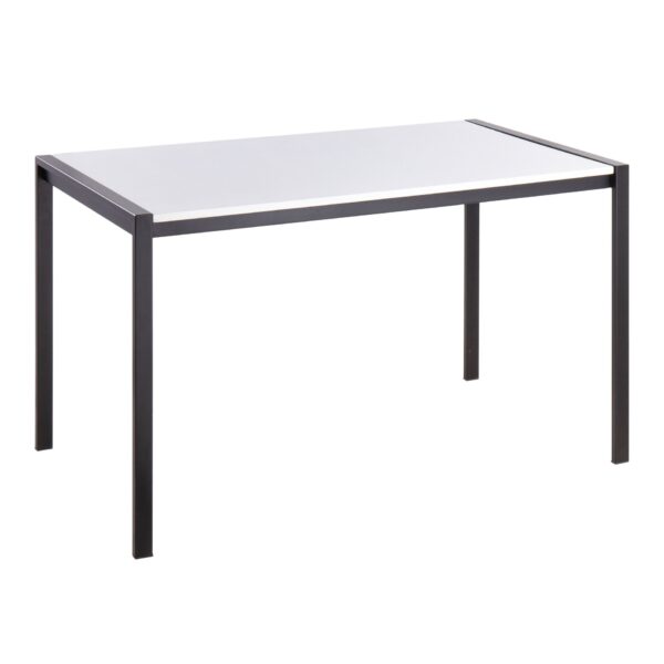 Fuji - Contemporary Dining Table - Black / White
