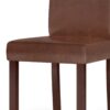 Acadian - Parson Dining Chair (Set of 2) - Distressed Saddle Brown - Image 2