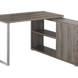Computer Desk, Home Office, Corner, Left, Right Set - Up, Storage Drawers, L Shape, Laptop, Contemporary & Modern - Taupe