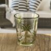 Palm Tree Design Acrylic Glasses (Set of 4) Dof 15Oz, Unbreakable Bpa Free Plastic Tumblers - Clear - Image 4
