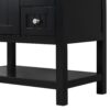 Transitional Style Bathroom Vanity Cabinet Combo With Ceramic Sink, Soft Close Door - Black - Image 16