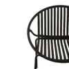 7 Piece Outdoor Modern Dining Set With Stackable Chairs - Black / Teak - Image 10