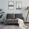 Plush Comfort Loveseat - Gray - Image 3