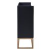 Modern Sideboard Elegant Buffet Cabinet With Large Storage Space For Dining Room, Entryway - Black - Image 13