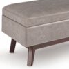 Owen - Small Rectangular Storage Ottoman - Distressed Gray Taupe - Image 6