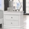 Shaker - Crocodile Metallic Nightstand - White - Image 4