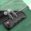 Expanable Spinner Wheel 2 Piece Luggage Set ABS Lightweight Suitcase With Tsa Lock 20" / 24" - Green - Image 6