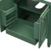 30" Bathroom Vanity With Sink, 2 Doors With Shelf, Soft Close Door Hinges, Vintage Style - Green - Image 23