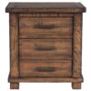 Drawer Reclaimed Solid Wood Framhouse Nightstand - Natural - Image 8