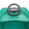 Bumper Car For Kids, 12V Dual Drive 1-6 Years Old Children's Electric Car With Pushrod Dinner Plate USB Bt Music Rocking Horse Mode Anti-Collision Bumper Ride On Car - Green - Image 22