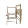 Folding Chair, Foldable Style (Set of 2) - Natural - Image 4